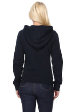 Load image into Gallery viewer, The Piping Fleece Navy Hoodie