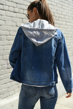 Load image into Gallery viewer, The Hooded Denim Jacket