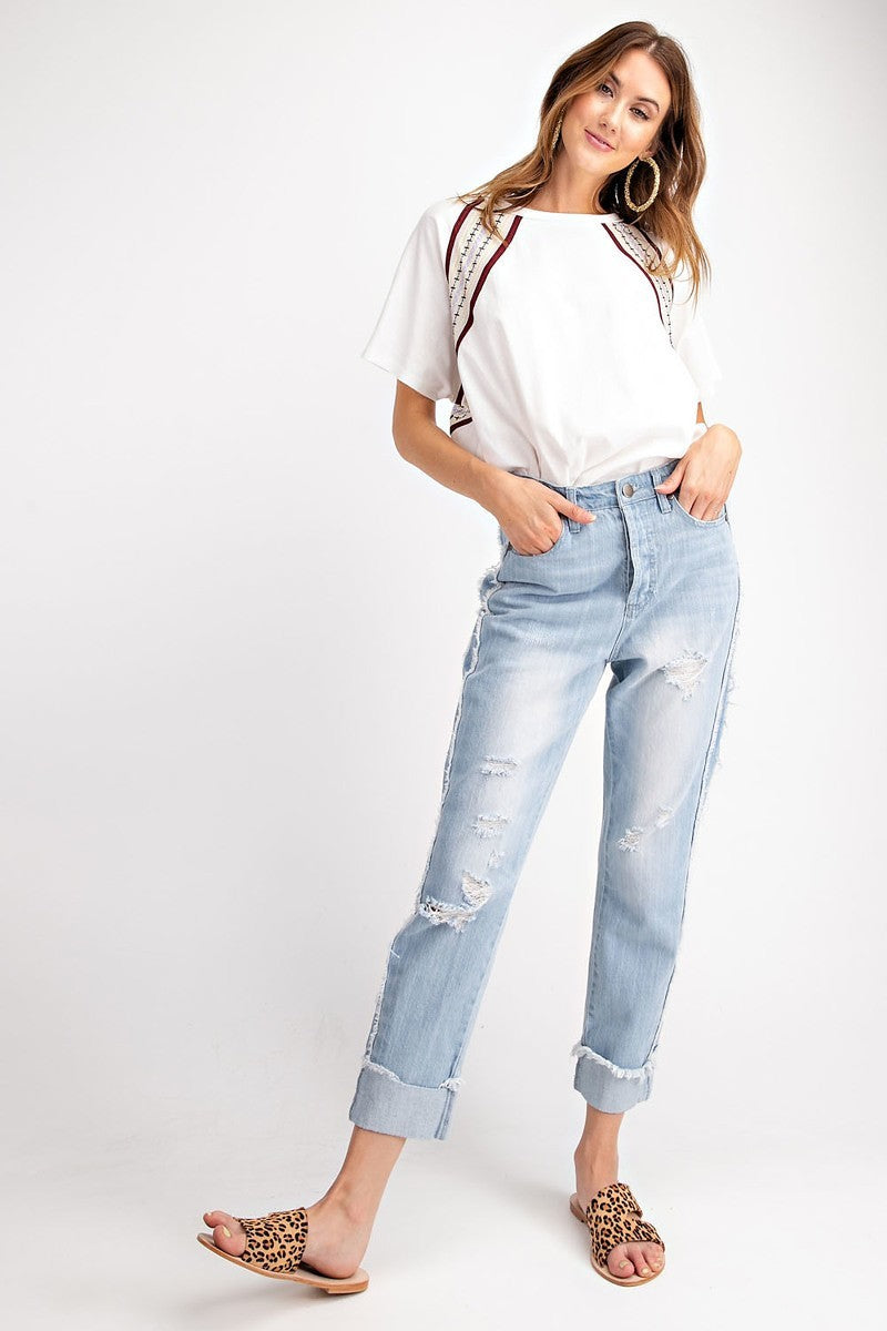 Easel side stripe Jean