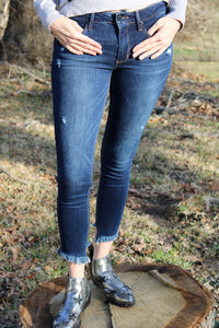 SA-Mid Rise Crop Skinny