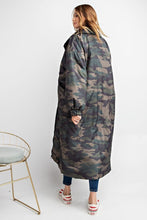 Load image into Gallery viewer, Camo Maxi Puffer Jacket