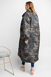 Camo Maxi Puffer Jacket